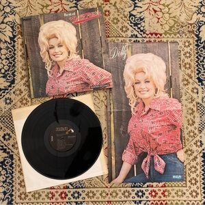 Dolly Parton - Best of Dolly Parton 1975 Greatest Hits LP Vinyl with Poster